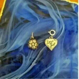 2 Sterling Silver Charms